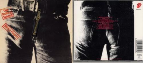 The Rolling Stones Sticky Fingers - Zipper Slv UK CD album (CDLP